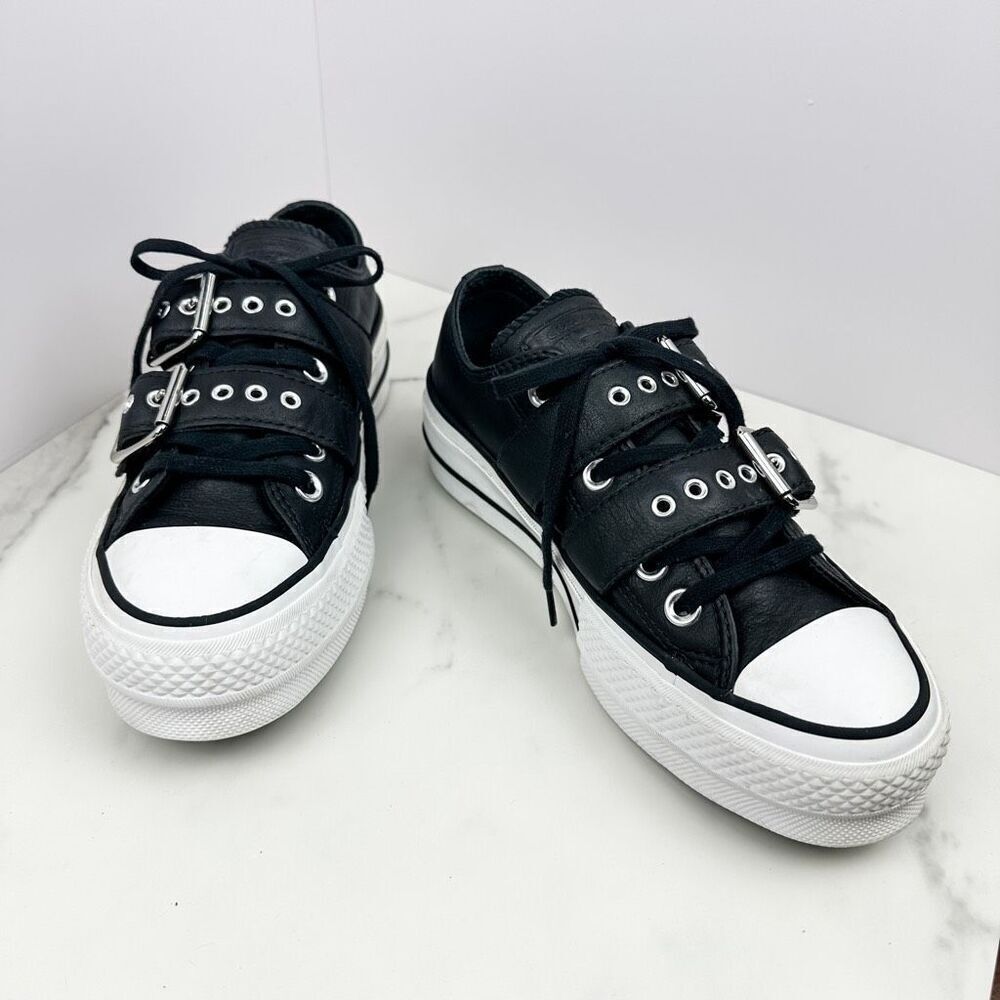 Converse Chuck Taylor All Star x CTAS Lift Buckle x Ox Leather Platform x Women’ - Picture 2 of 7